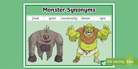 monster synonyms|MONSTER Synonyms 